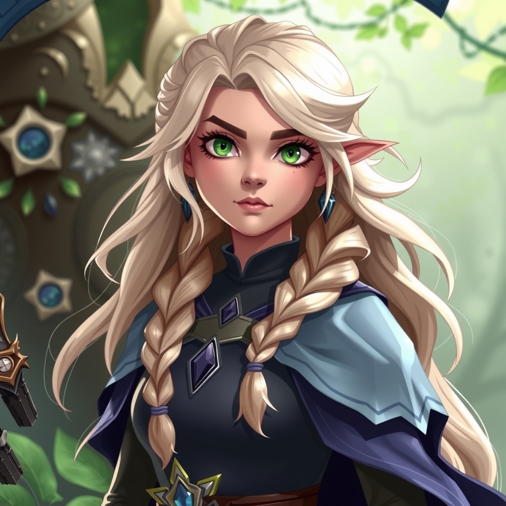 make a pic of rayla from the dragon prince by मुफ्त एआई छवि जनरेटर - बिना लॉगिन के✨ | AIGAZOU