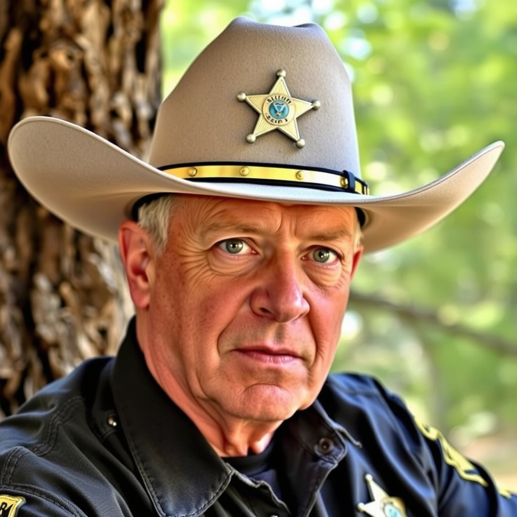 oklahoma sheriff with hat by मुफ्त एआई छवि जनरेटर - बिना लॉगिन के✨ | AIGAZOU