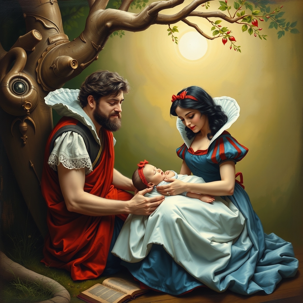 the birth of snow white by मुफ्त एआई छवि जनरेटर - बिना लॉगिन के✨ | AIGAZOU