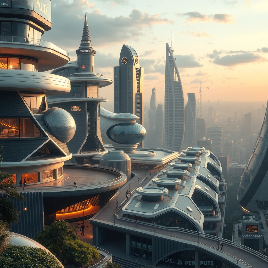 future city by Générateur d'images par IA gratuit - Aucune connexion nécessaire✨ | AIGAZOU