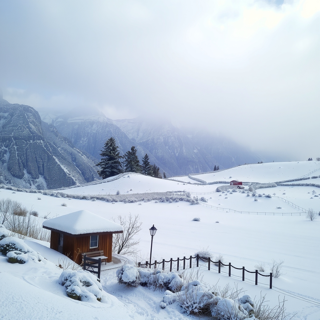 snow field by मुफ्त एआई छवि जनरेटर - बिना लॉगिन के✨ | AIGAZOU