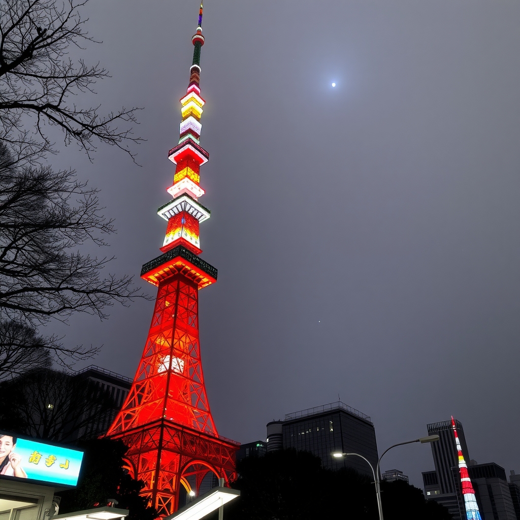 tokyo tower by मुफ्त एआई छवि जनरेटर - बिना लॉगिन के✨ | AIGAZOU