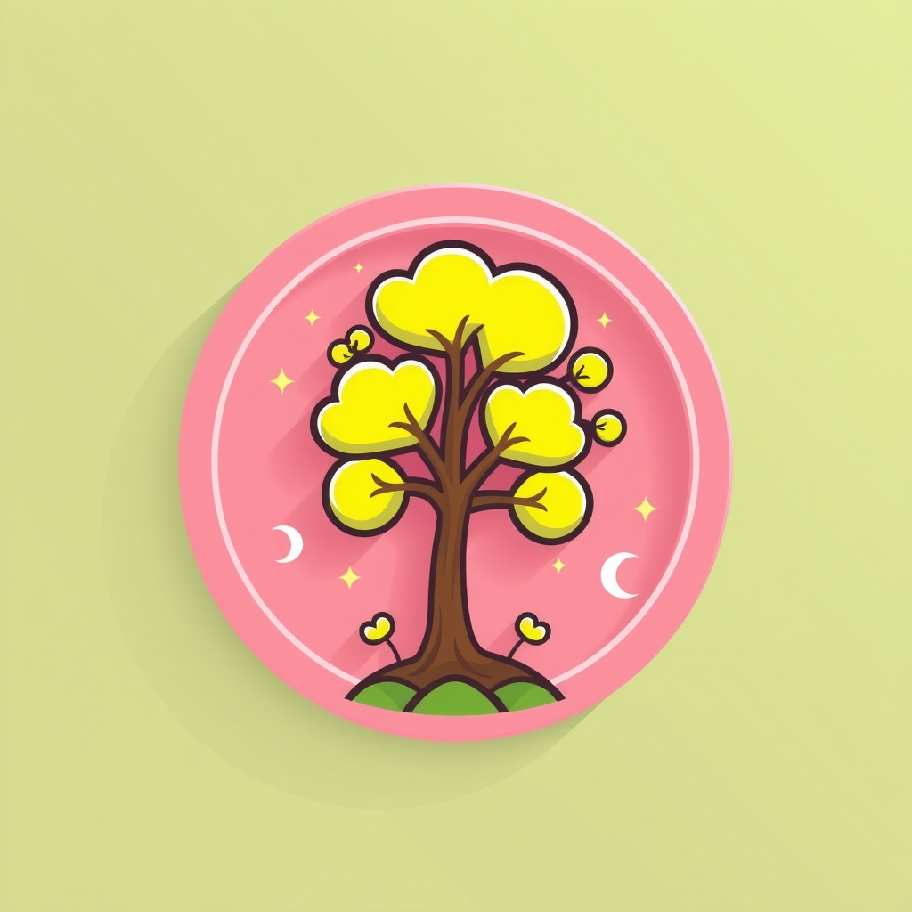 design a cheerful color elementary school class emblem with ginkgo tree elements by मुफ्त एआई छवि जनरेटर - बिना लॉगिन के✨ | AIGAZOU