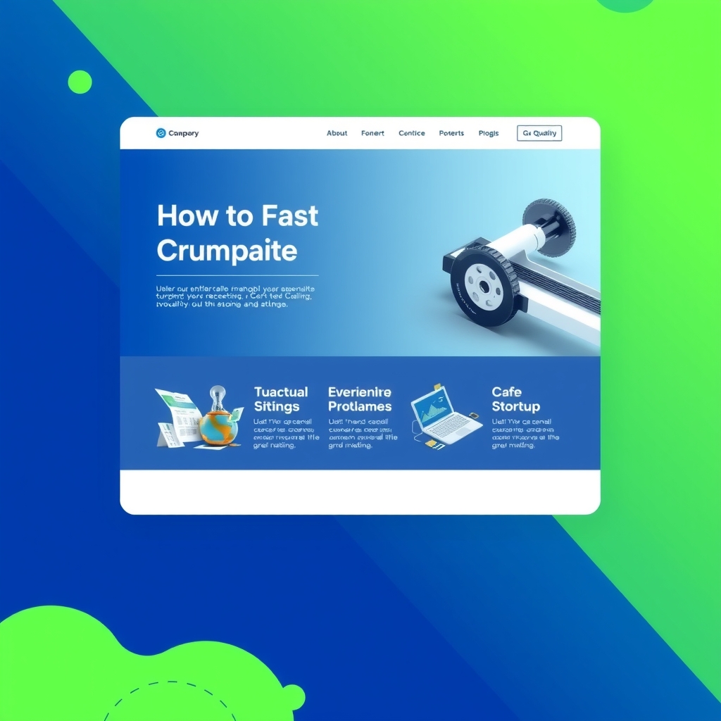 modern website template with horizontal carousel and blue green colors by मुफ्त एआई छवि जनरेटर - बिना लॉगिन के✨ | AIGAZOU