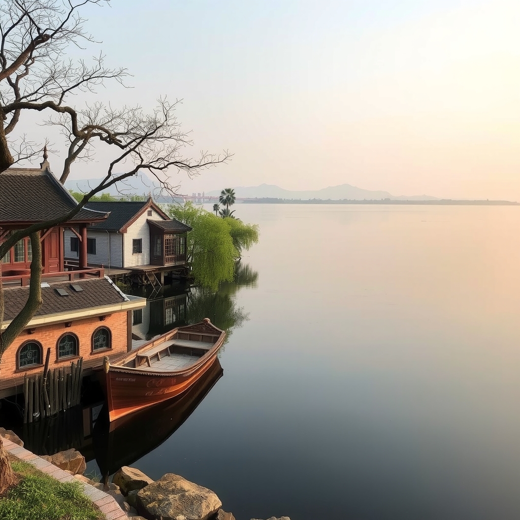 dongting lake by मुफ्त एआई छवि जनरेटर - बिना लॉगिन के✨ | AIGAZOU