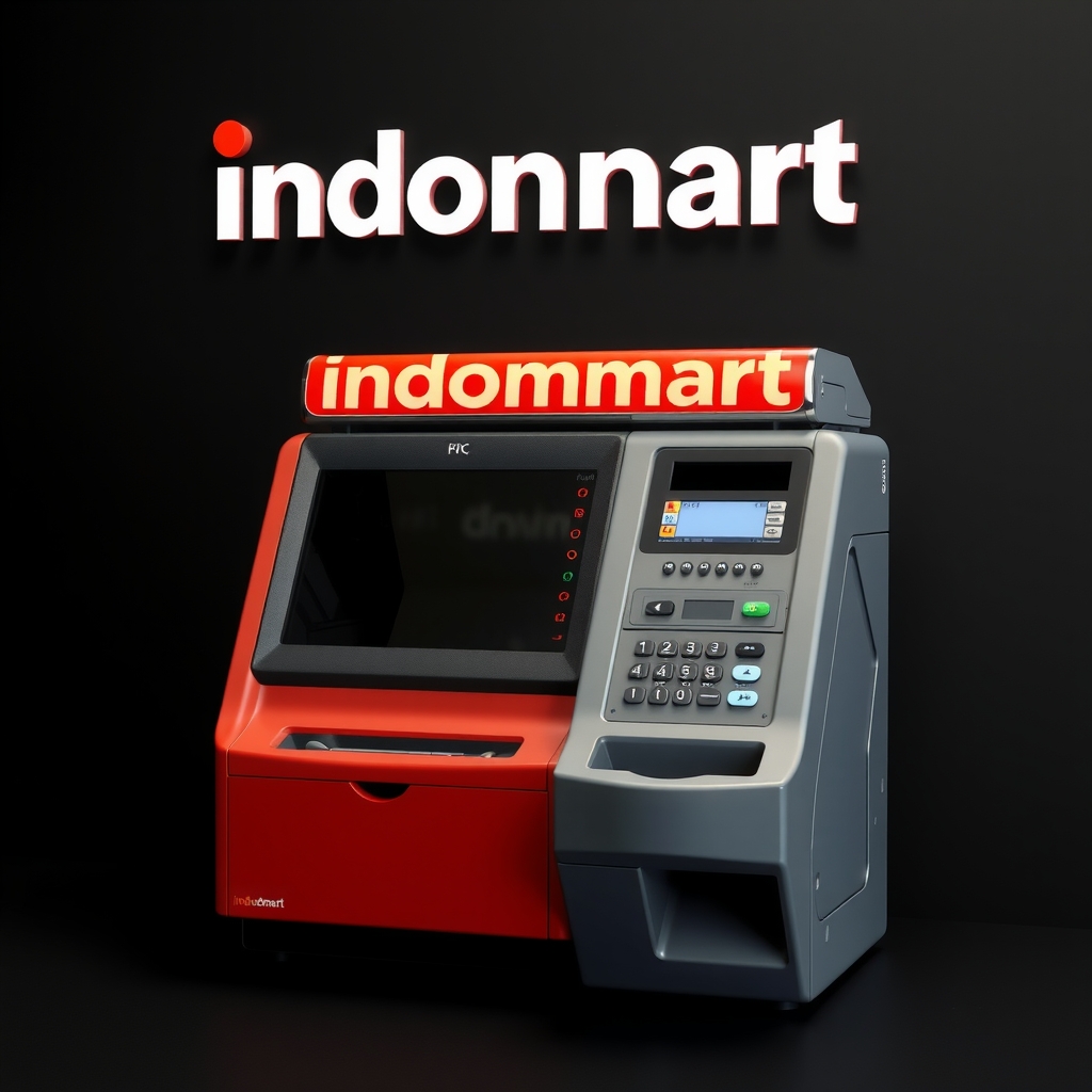 black background and cash register machine at indomart by मुफ्त एआई छवि जनरेटर - बिना लॉगिन के✨ | AIGAZOU