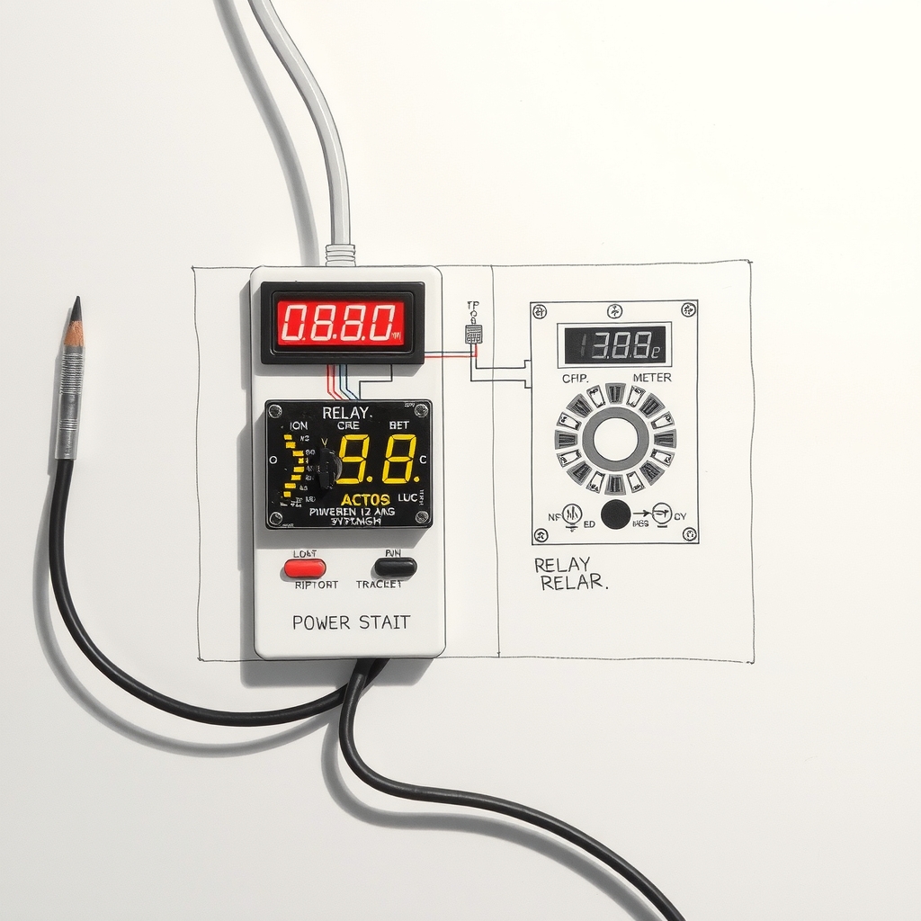 charging station schematic with relays power electronics by Générateur d'images par IA gratuit - Aucune connexion nécessaire✨ | AIGAZOU