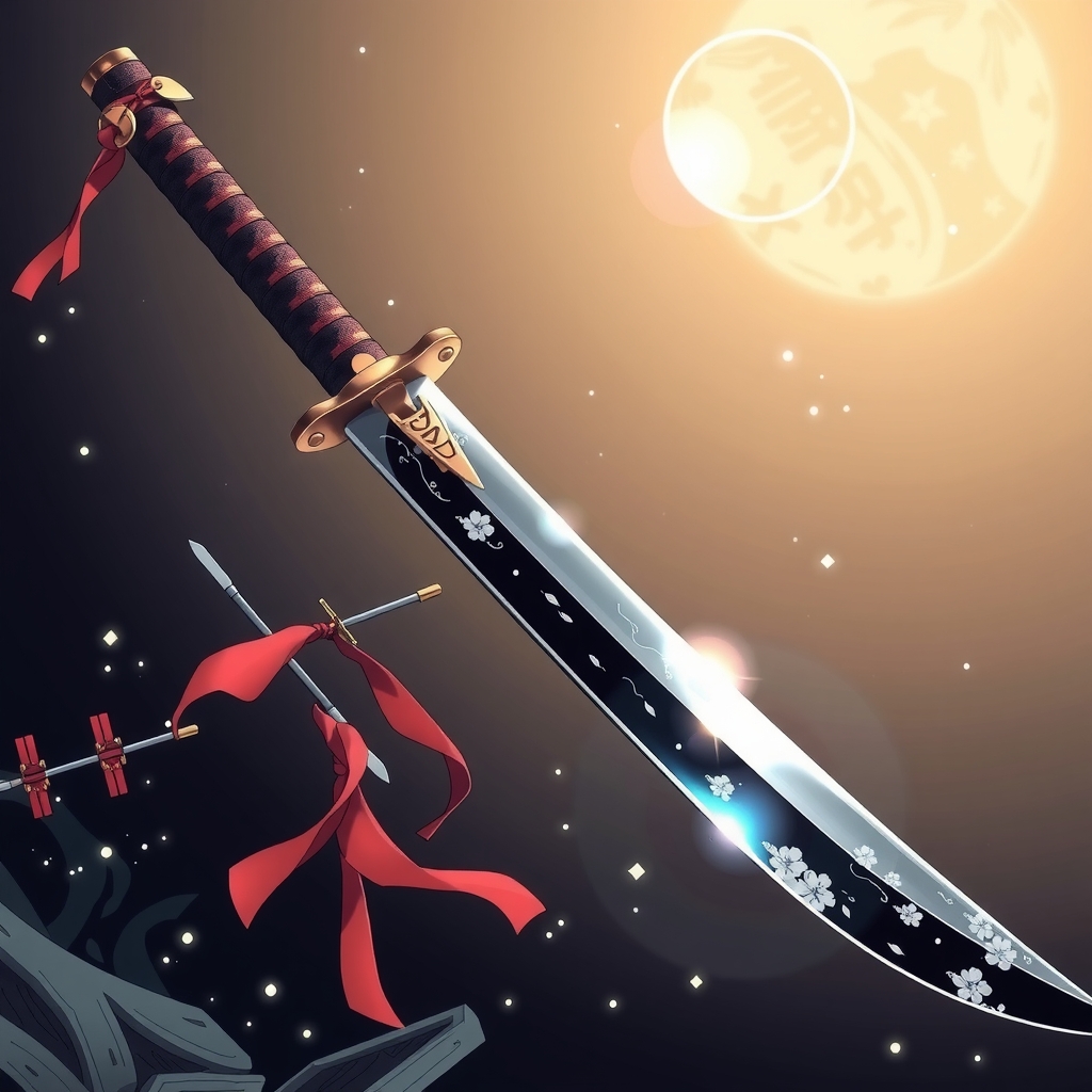 japanese sword anime style by मुफ्त एआई छवि जनरेटर - बिना लॉगिन के✨ | AIGAZOU