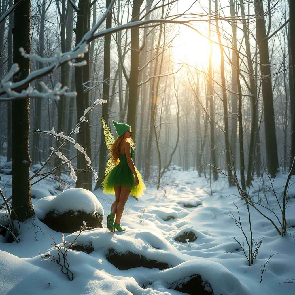 whispers of fairies dancing in the snow by मुफ्त एआई छवि जनरेटर - बिना लॉगिन के✨ | AIGAZOU