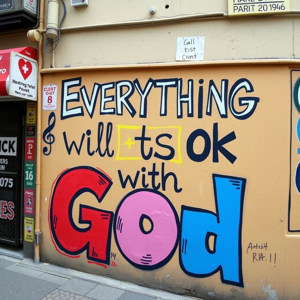 everything will be ok with god by मुफ्त एआई छवि जनरेटर - बिना लॉगिन के✨ | AIGAZOU