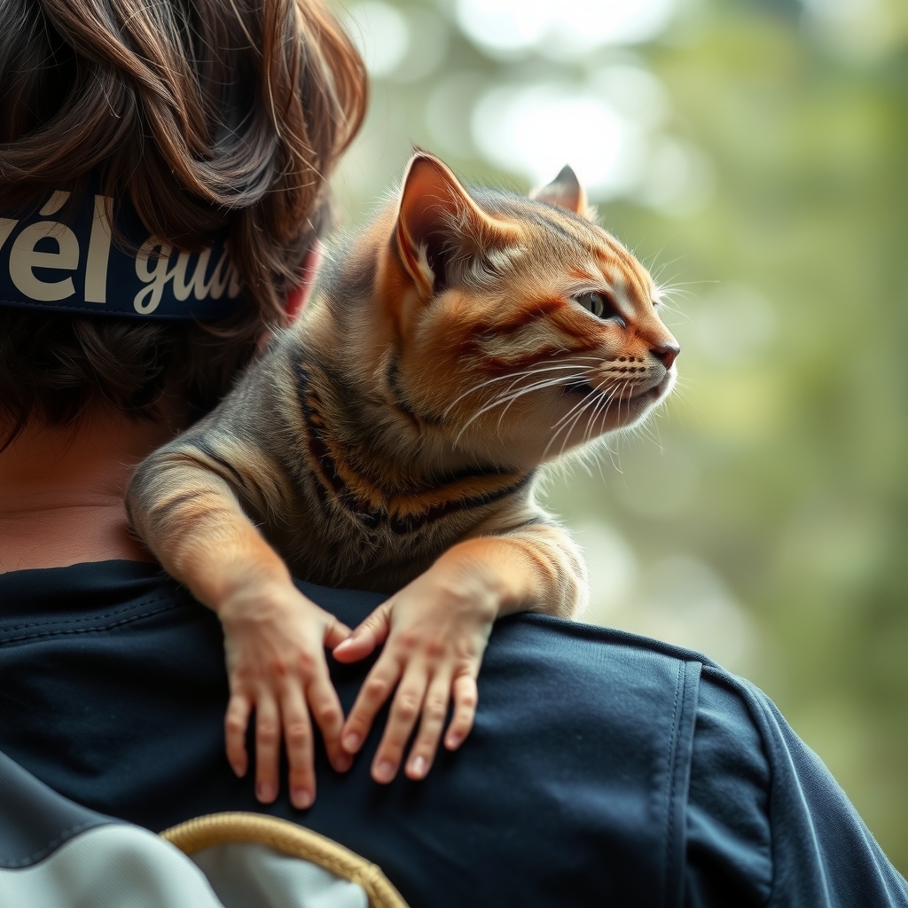 a little guy on someone shoulder by मुफ्त एआई छवि जनरेटर - बिना लॉगिन के✨ | AIGAZOU