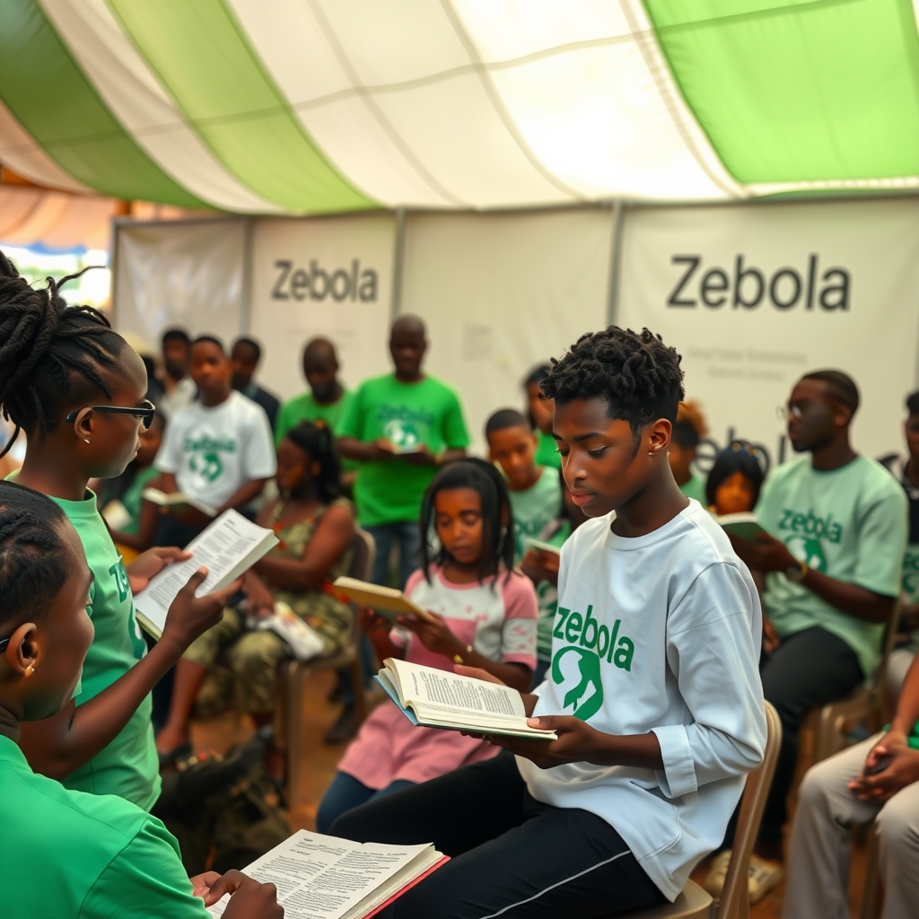 young artists read poems at zebola space by मुफ्त एआई छवि जनरेटर - बिना लॉगिन के✨ | AIGAZOU