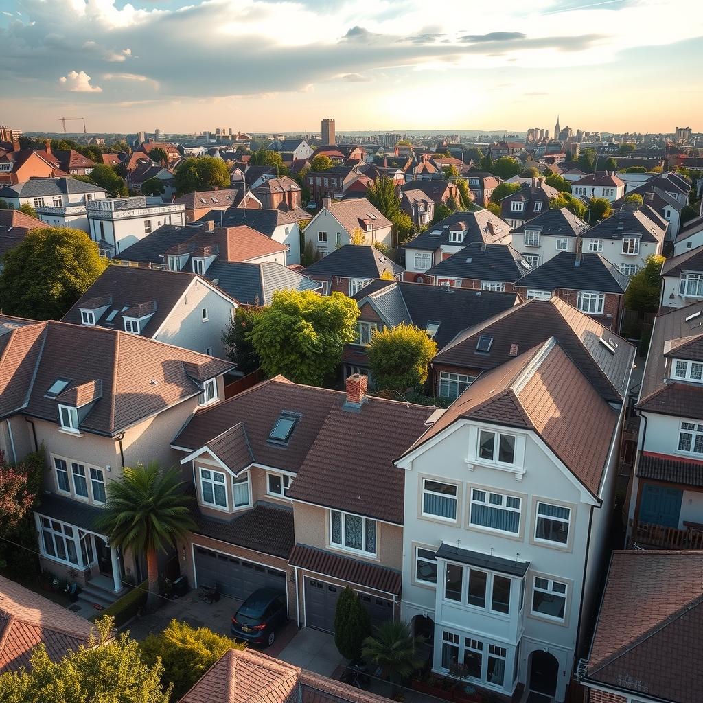 multi family houses city perspective from above by मुफ्त एआई छवि जनरेटर - बिना लॉगिन के✨ | AIGAZOU