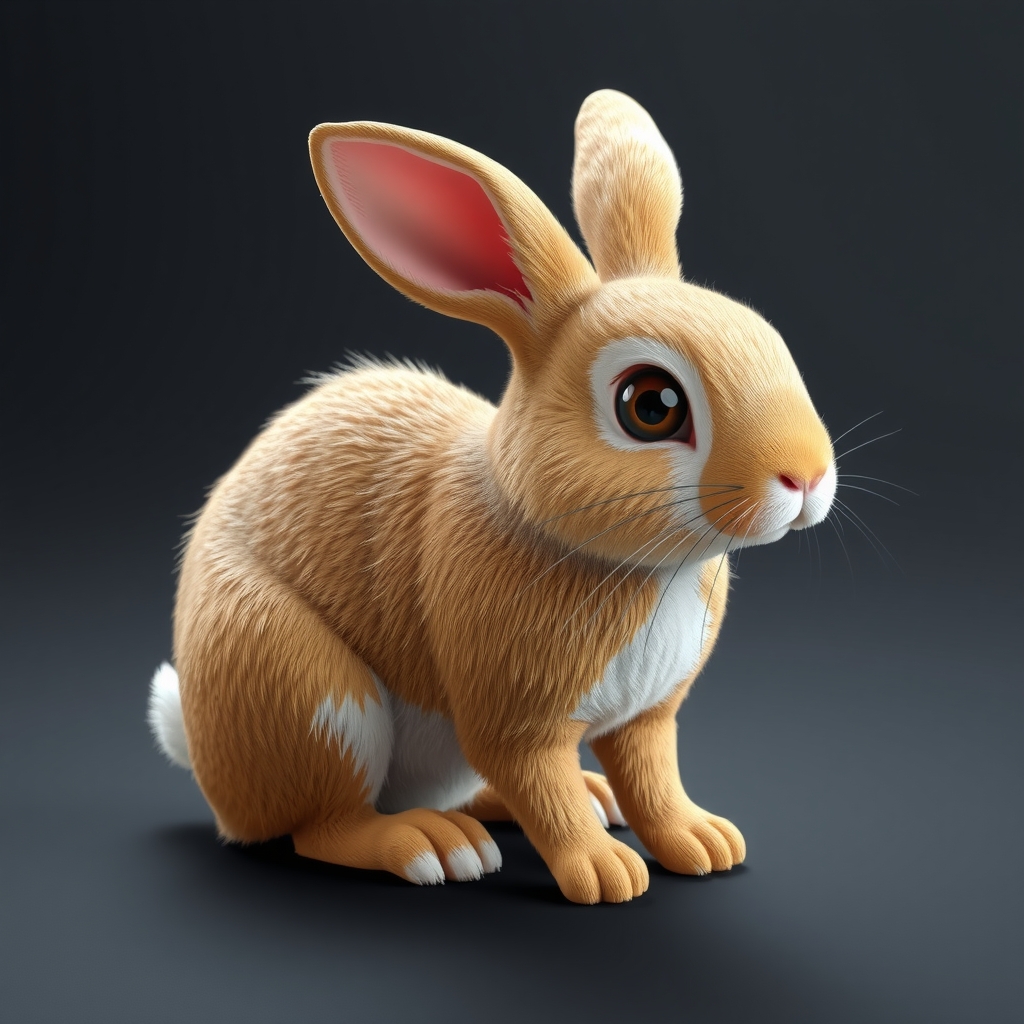 3d rabbit image by मुफ्त एआई छवि जनरेटर - बिना लॉगिन के✨ | AIGAZOU