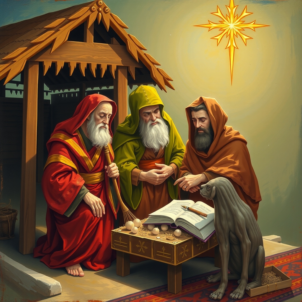 three wise men at christmas by मुफ्त एआई छवि जनरेटर - बिना लॉगिन के✨ | AIGAZOU