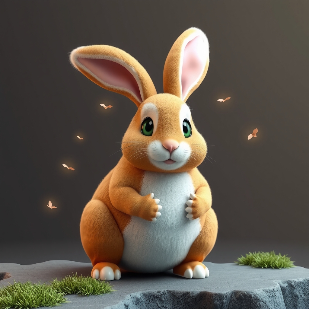 3d rabbit by मुफ्त एआई छवि जनरेटर - बिना लॉगिन के✨ | AIGAZOU