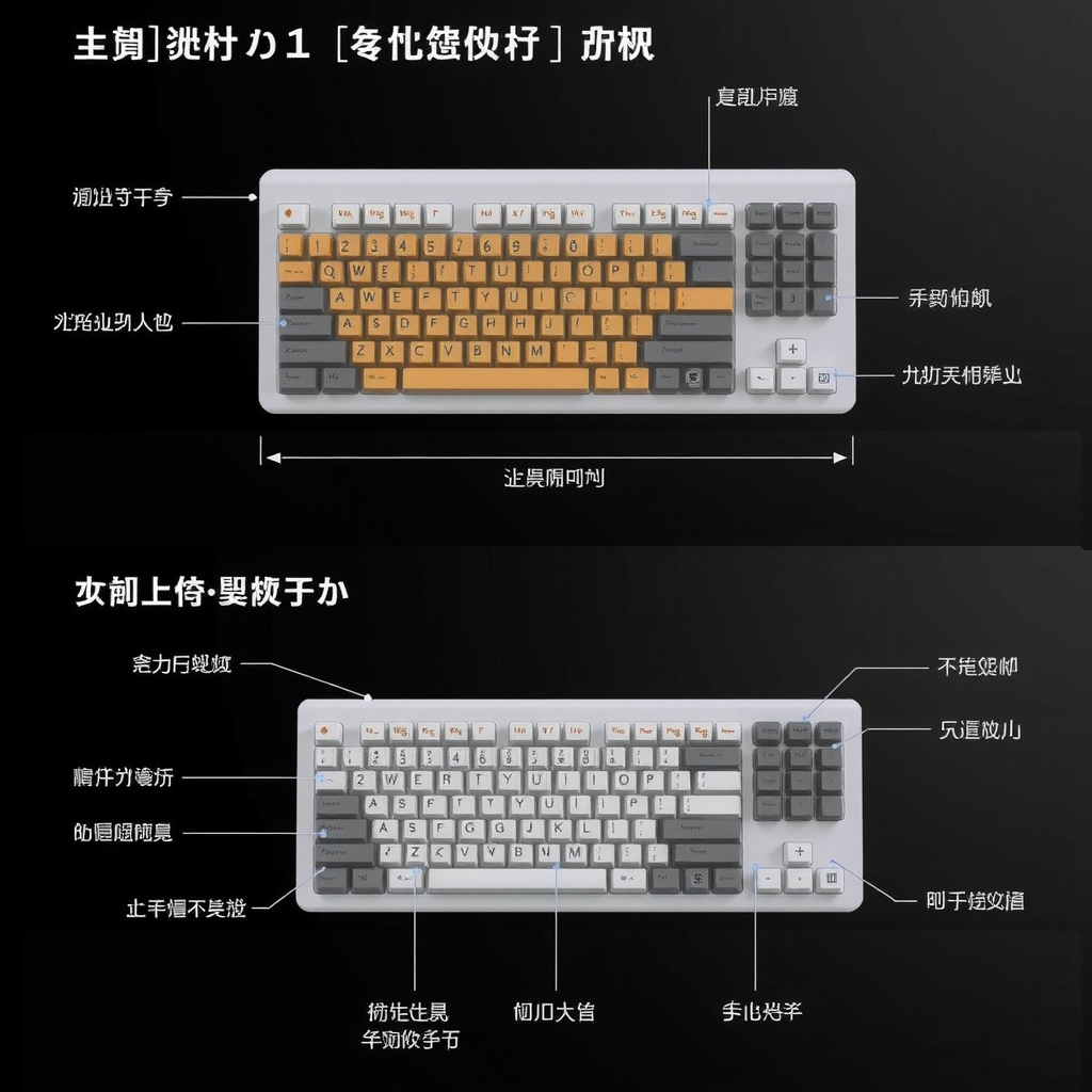 simplified computer keyboard design by मुफ्त एआई छवि जनरेटर - बिना लॉगिन के✨ | AIGAZOU