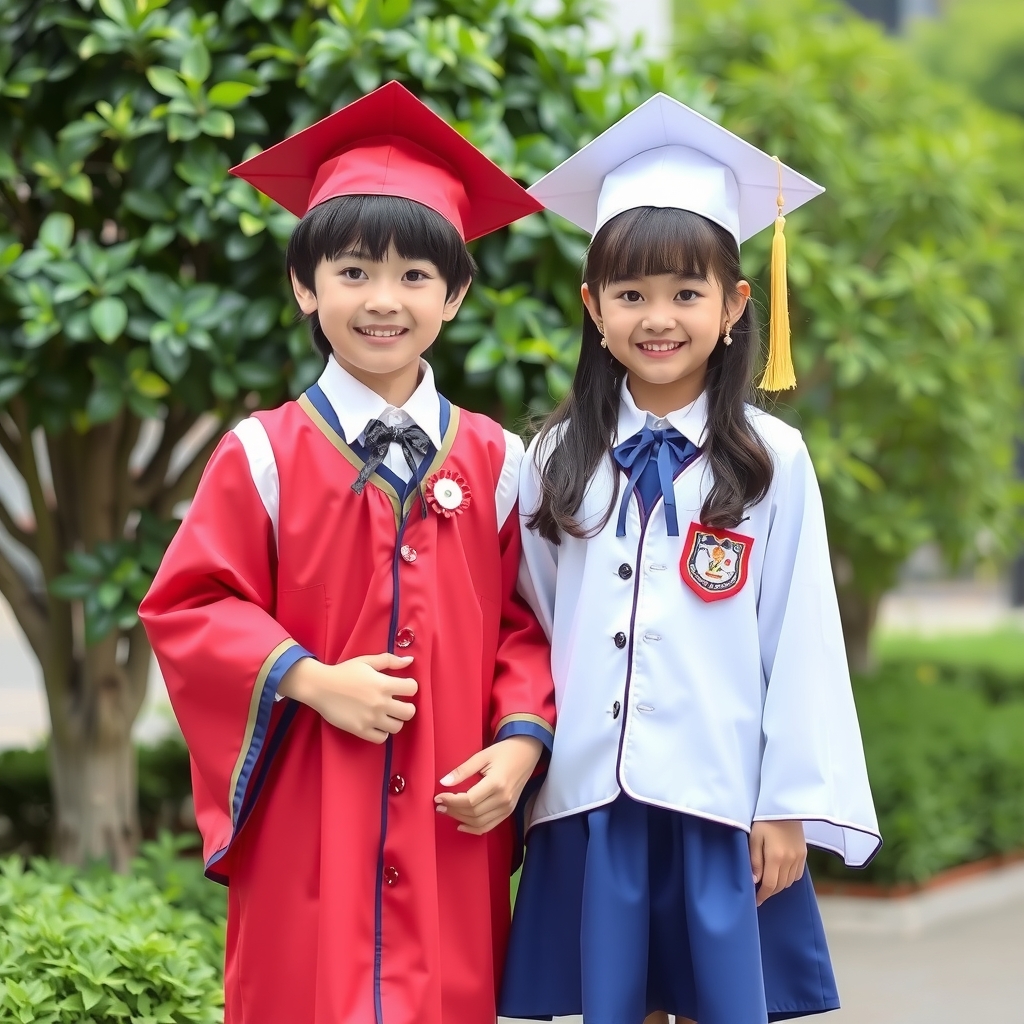 popular elementary school graduation dress 1js promo model by Générateur d'images par IA gratuit - Aucune connexion nécessaire✨ | AIGAZOU