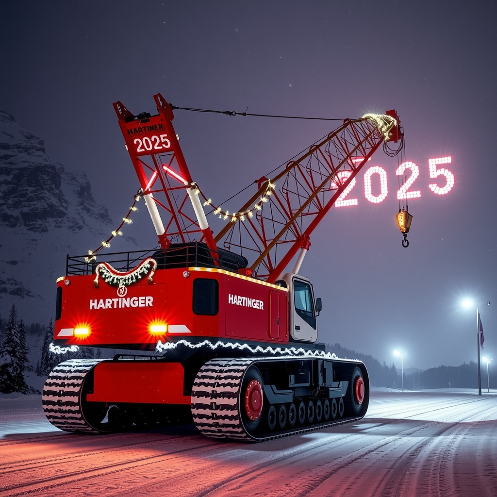 crawling crane in a snowy mountainous landscape by Générateur d'images par IA gratuit - Aucune connexion nécessaire✨ | AIGAZOU