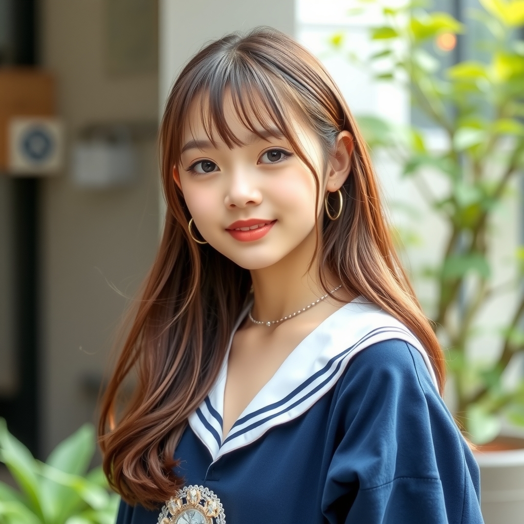 the cutest middle school girl in japan by मुफ्त एआई छवि जनरेटर - बिना लॉगिन के✨ | AIGAZOU