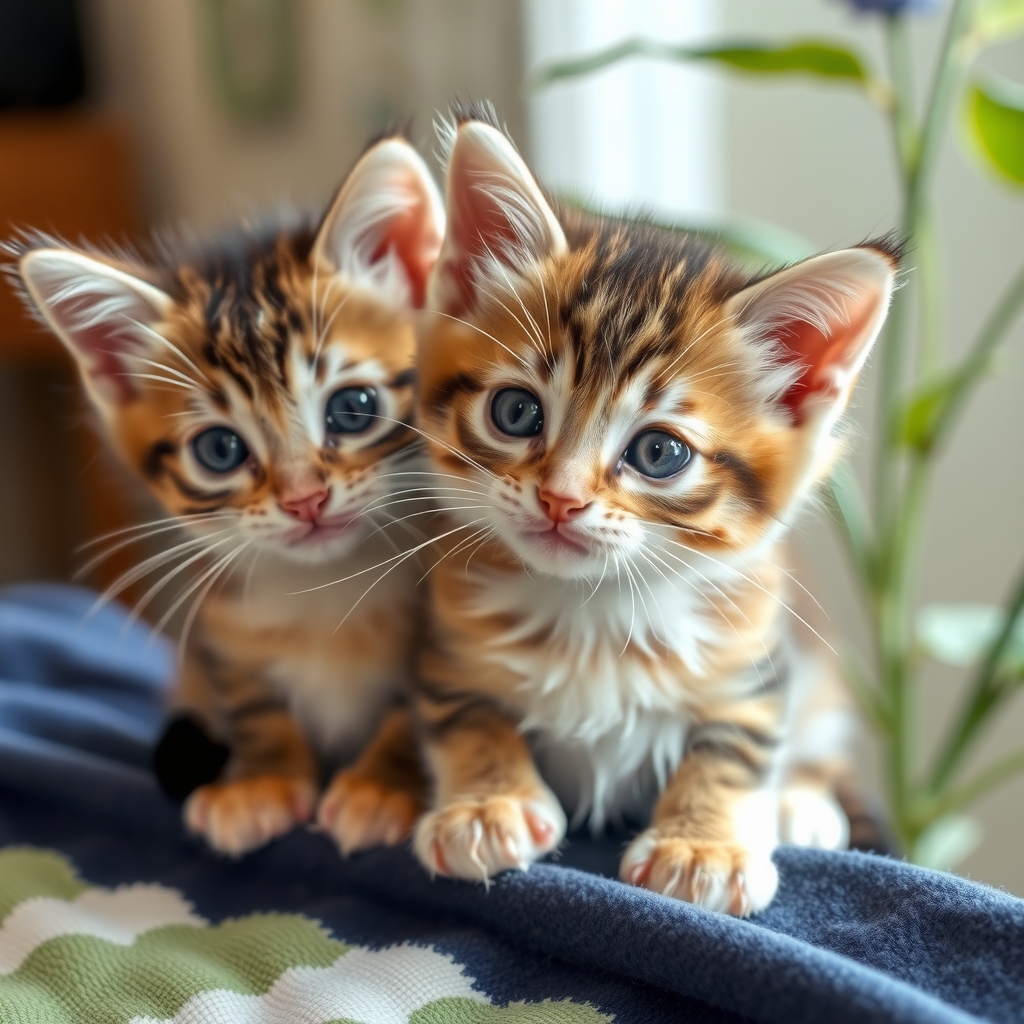 cute kittens by मुफ्त एआई छवि जनरेटर - बिना लॉगिन के✨ | AIGAZOU