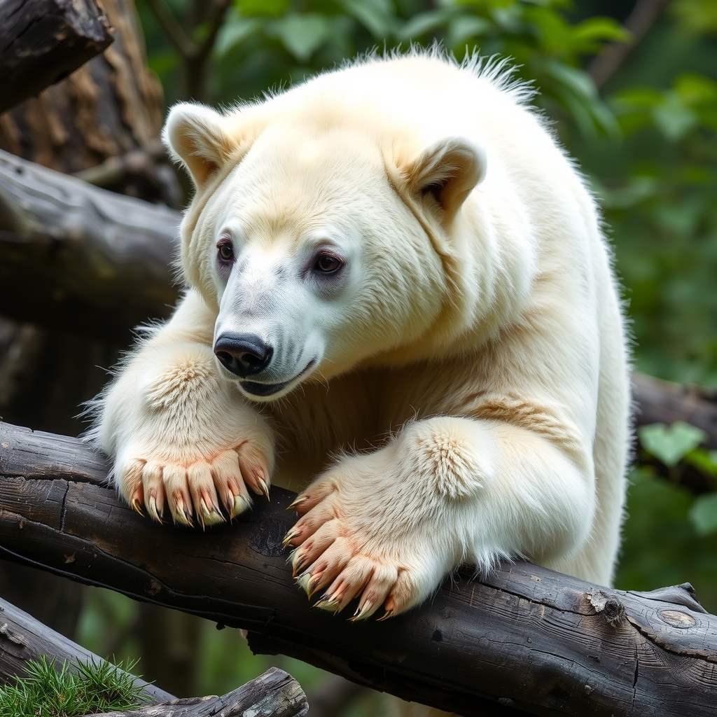 white bear by मुफ्त एआई छवि जनरेटर - बिना लॉगिन के✨ | AIGAZOU