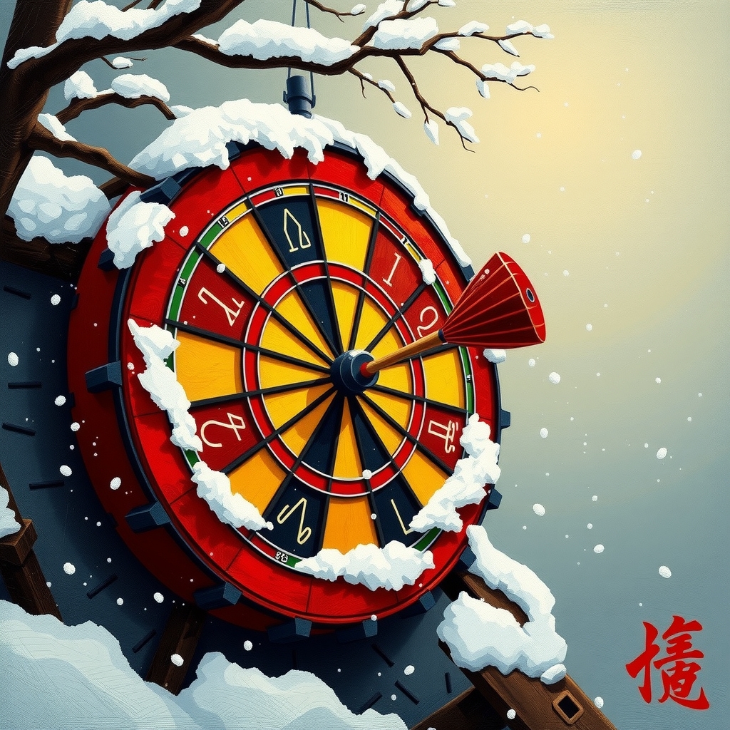 darts winter by Générateur d'images par IA gratuit - Aucune connexion nécessaire✨ | AIGAZOU