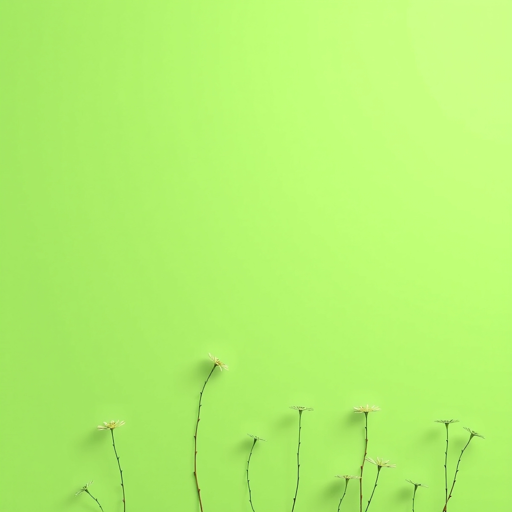 elegant impression of plants on green background by मुफ्त एआई छवि जनरेटर - बिना लॉगिन के✨ | AIGAZOU