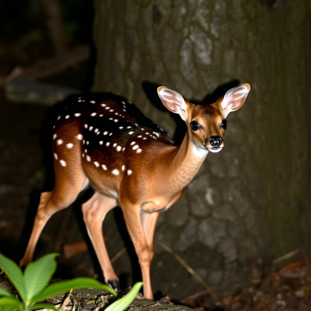 indian forest small shadow night by Générateur d'images par IA gratuit - Aucune connexion nécessaire✨ | AIGAZOU