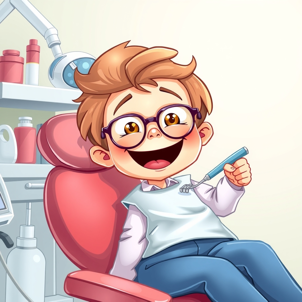 fun colorful illustration child dentist by मुफ्त एआई छवि जनरेटर - बिना लॉगिन के✨ | AIGAZOU