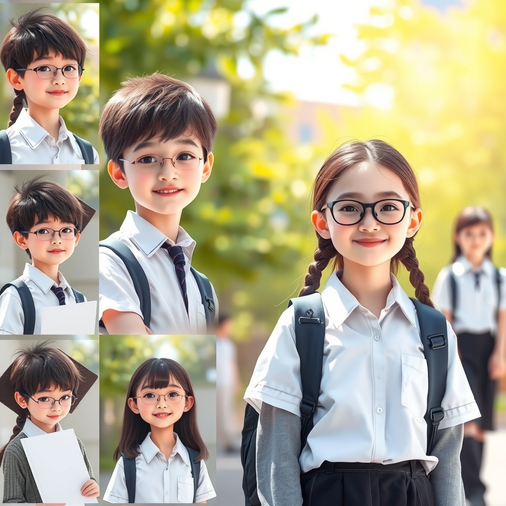 design images middle school students uniforms ai youth sunshine by मुफ्त एआई छवि जनरेटर - बिना लॉगिन के✨ | AIGAZOU