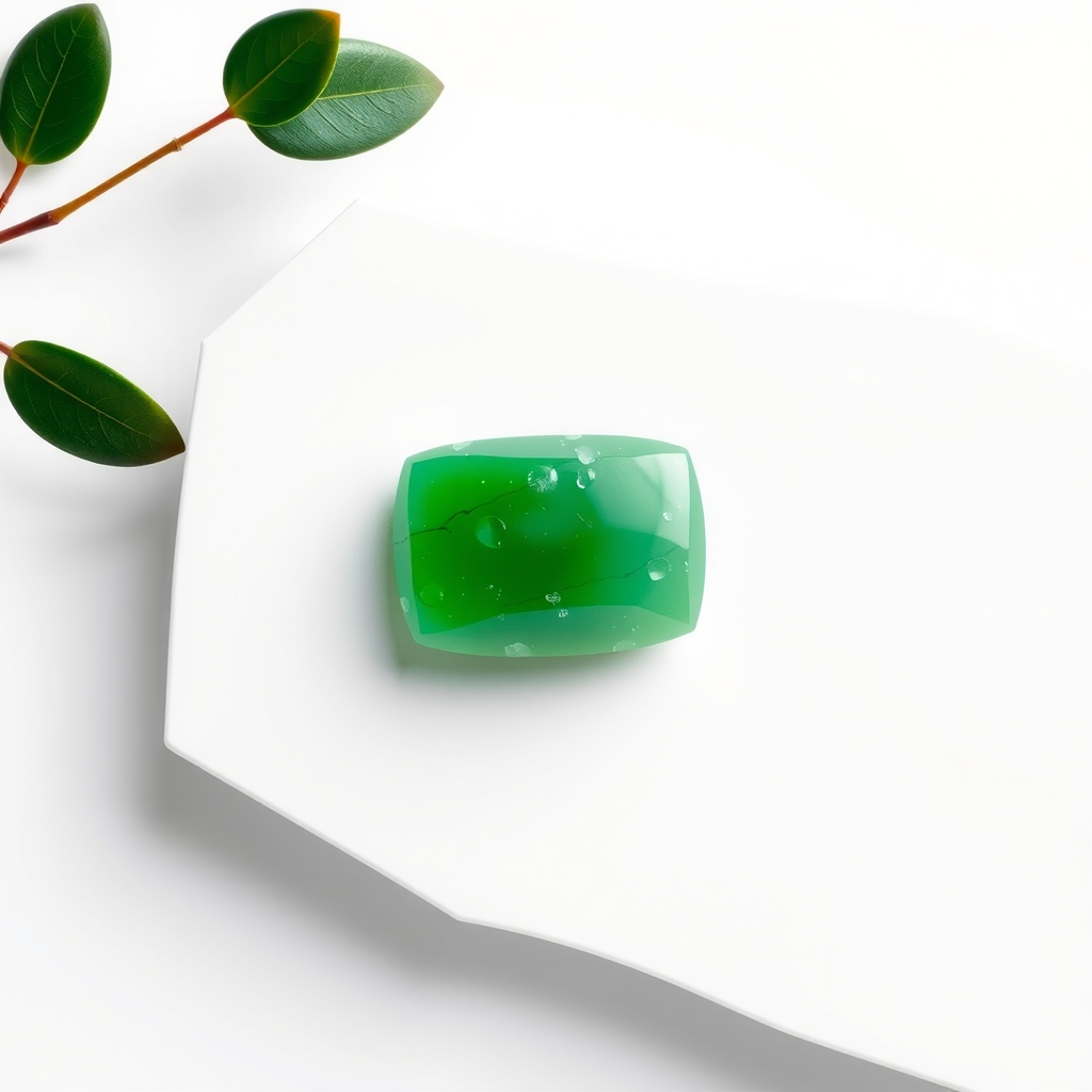 white background emerald jade by मुफ्त एआई छवि जनरेटर - बिना लॉगिन के✨ | AIGAZOU