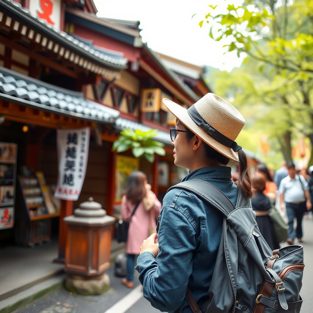 backpacker japanese culture 3min study language by मुफ्त एआई छवि जनरेटर - बिना लॉगिन के✨ | AIGAZOU