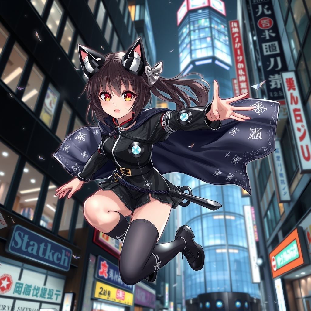 fly through shinjuku night sky modern spy by मुफ्त एआई छवि जनरेटर - बिना लॉगिन के✨ | AIGAZOU