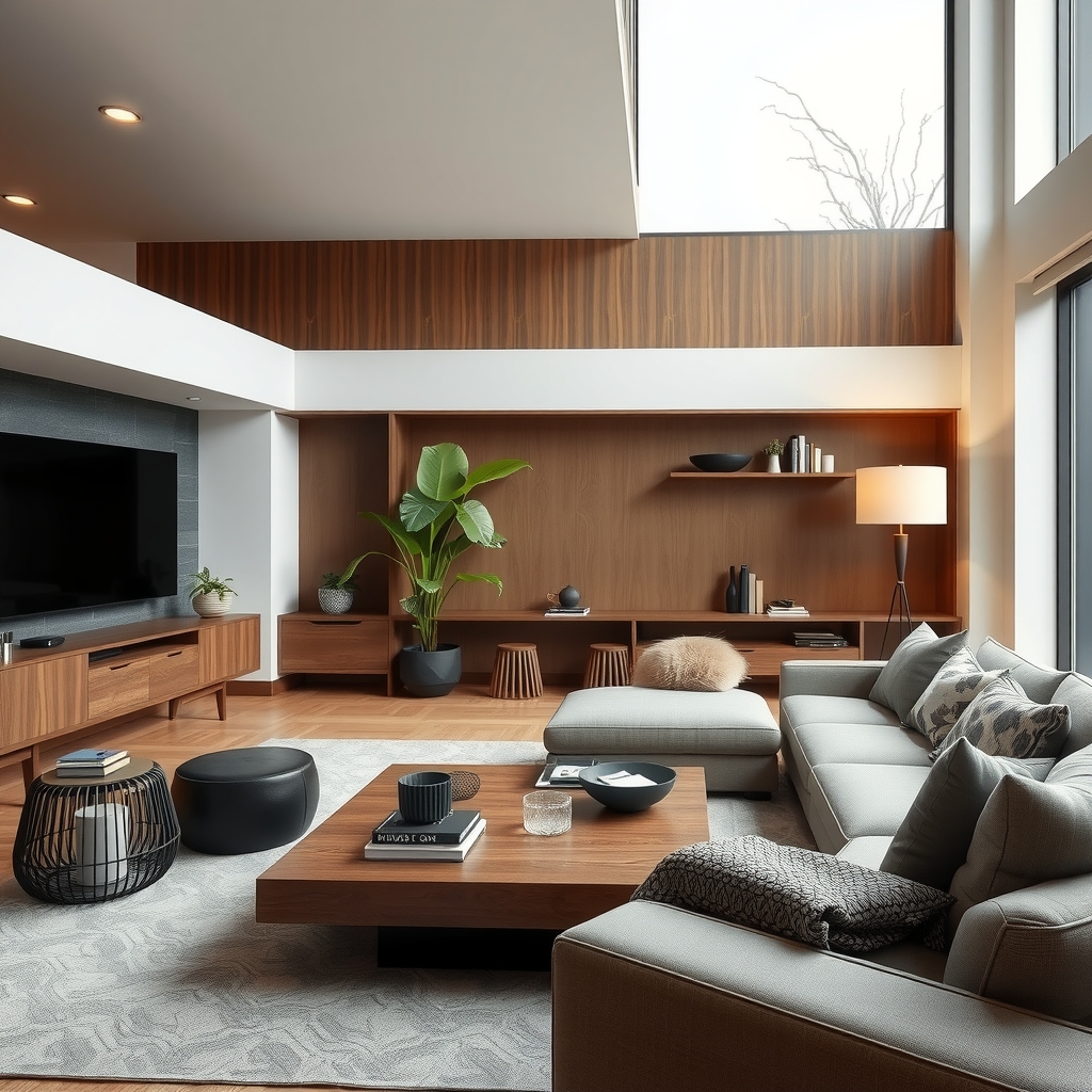 modern living room with water pipe by मुफ्त एआई छवि जनरेटर - बिना लॉगिन के✨ | AIGAZOU