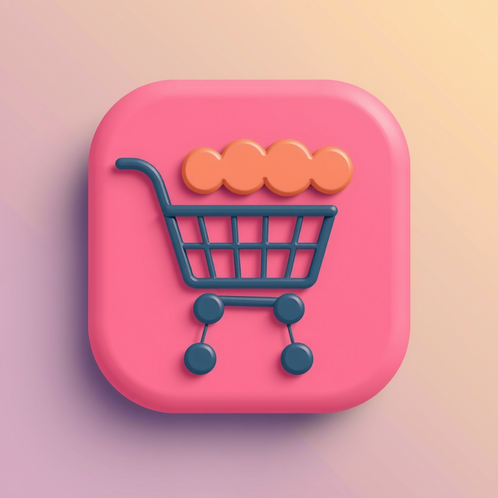 e commerce icon cute style by Générateur d'images par IA gratuit - Aucune connexion nécessaire✨ | AIGAZOU