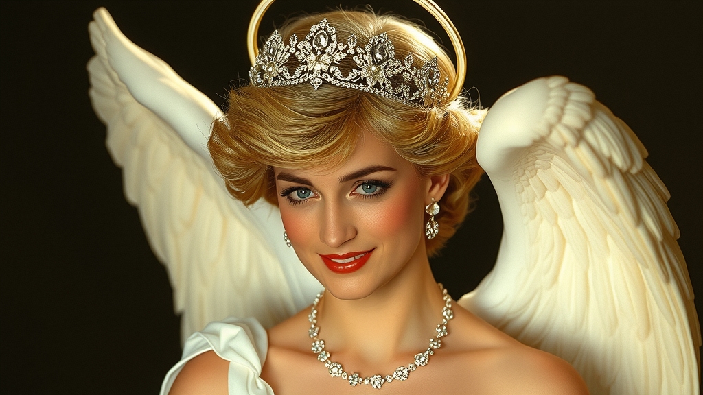 princess diana as an angel by Générateur d'images par IA gratuit - Aucune connexion nécessaire✨ | AIGAZOU