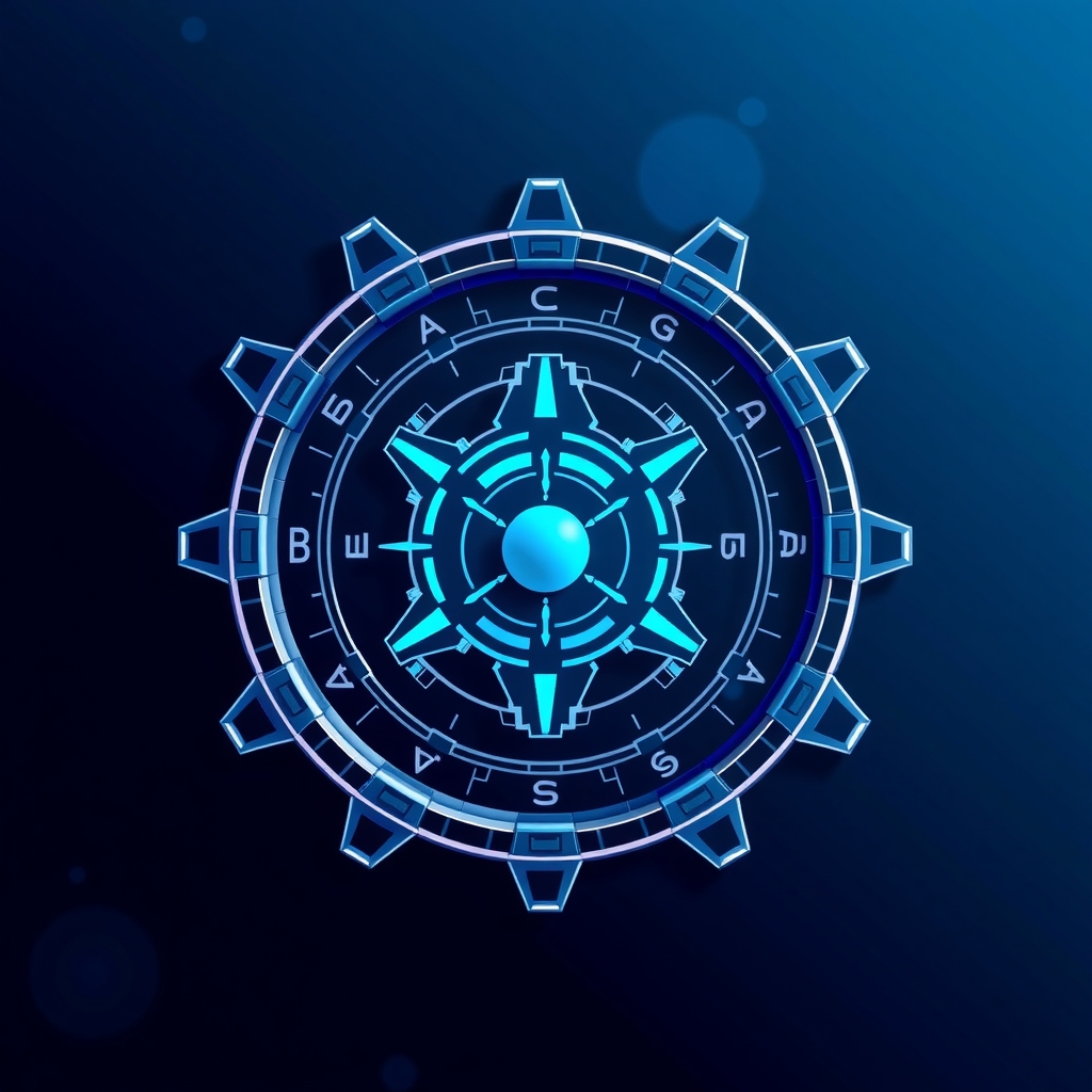 future information institute blue emblem by Free AI Image Generator & Maker - No login required✨ | AIGAZOU