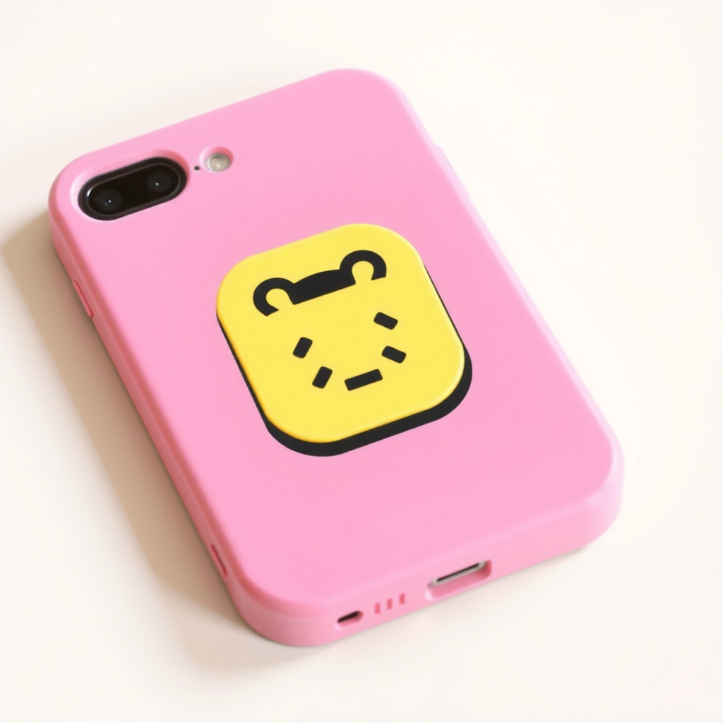 smartphone case icon image solid color cute style rounded rectangle by Générateur d'images par IA gratuit - Aucune connexion nécessaire✨ | AIGAZOU