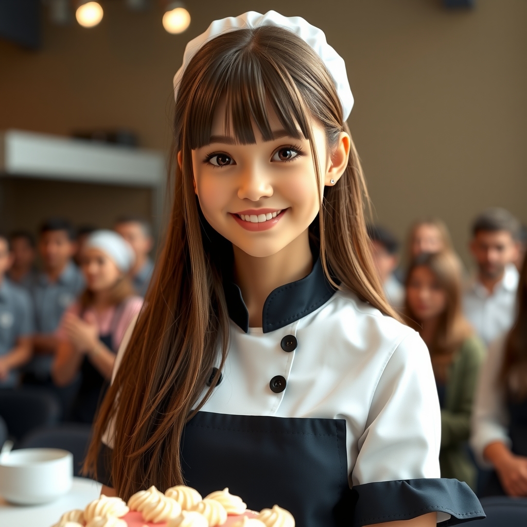 beautiful 17 year old girl making cake by Générateur d'images par IA gratuit - Aucune connexion nécessaire✨ | AIGAZOU