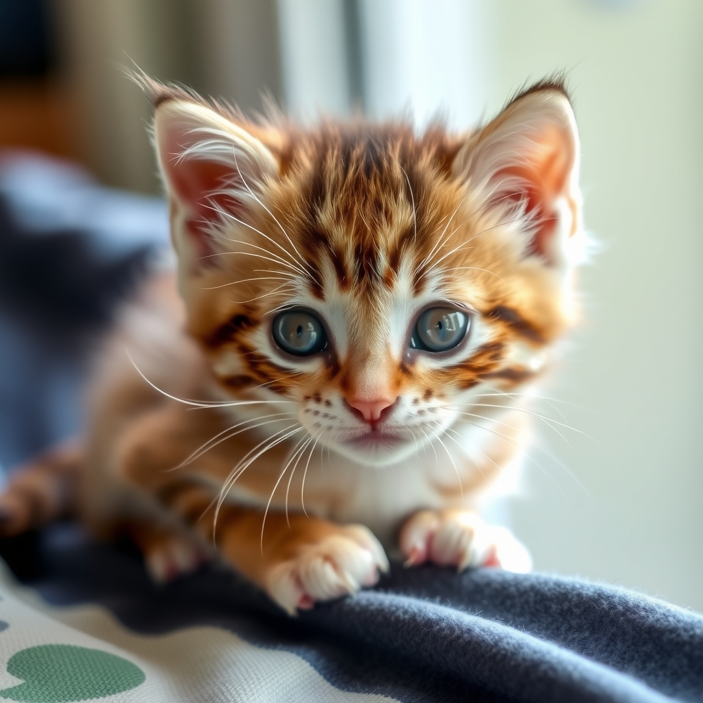 a cute little kitten by Générateur d'images par IA gratuit - Aucune connexion nécessaire✨ | AIGAZOU