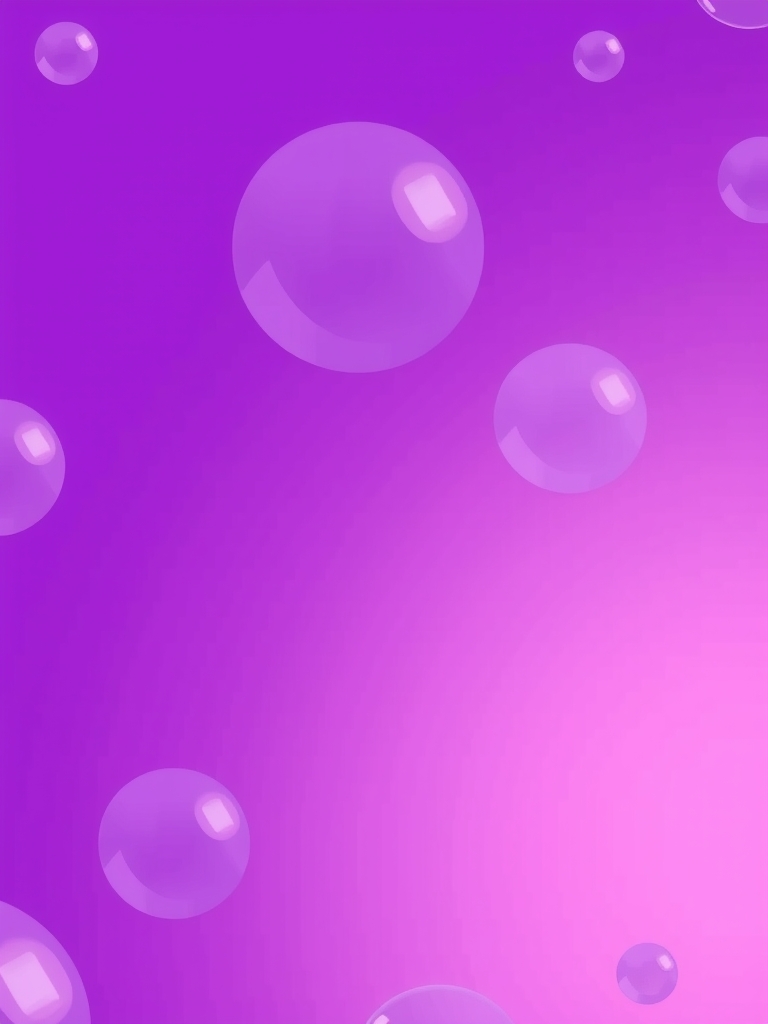 purple background with three large blurry white bubbles by Free AI Image Generator & Maker - No login required✨ | AIGAZOU
