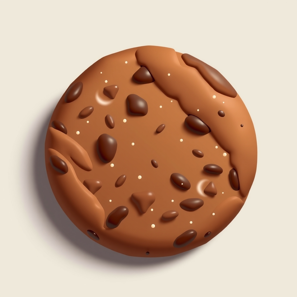 simple chocolate cookie animation style by Free AI Image Generator & Maker - No login required✨ | AIGAZOU
