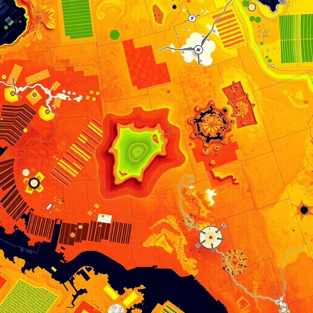 multispectral aerial image processing for african farmers by Free AI Image Generator & Maker - No login required✨ | AIGAZOU