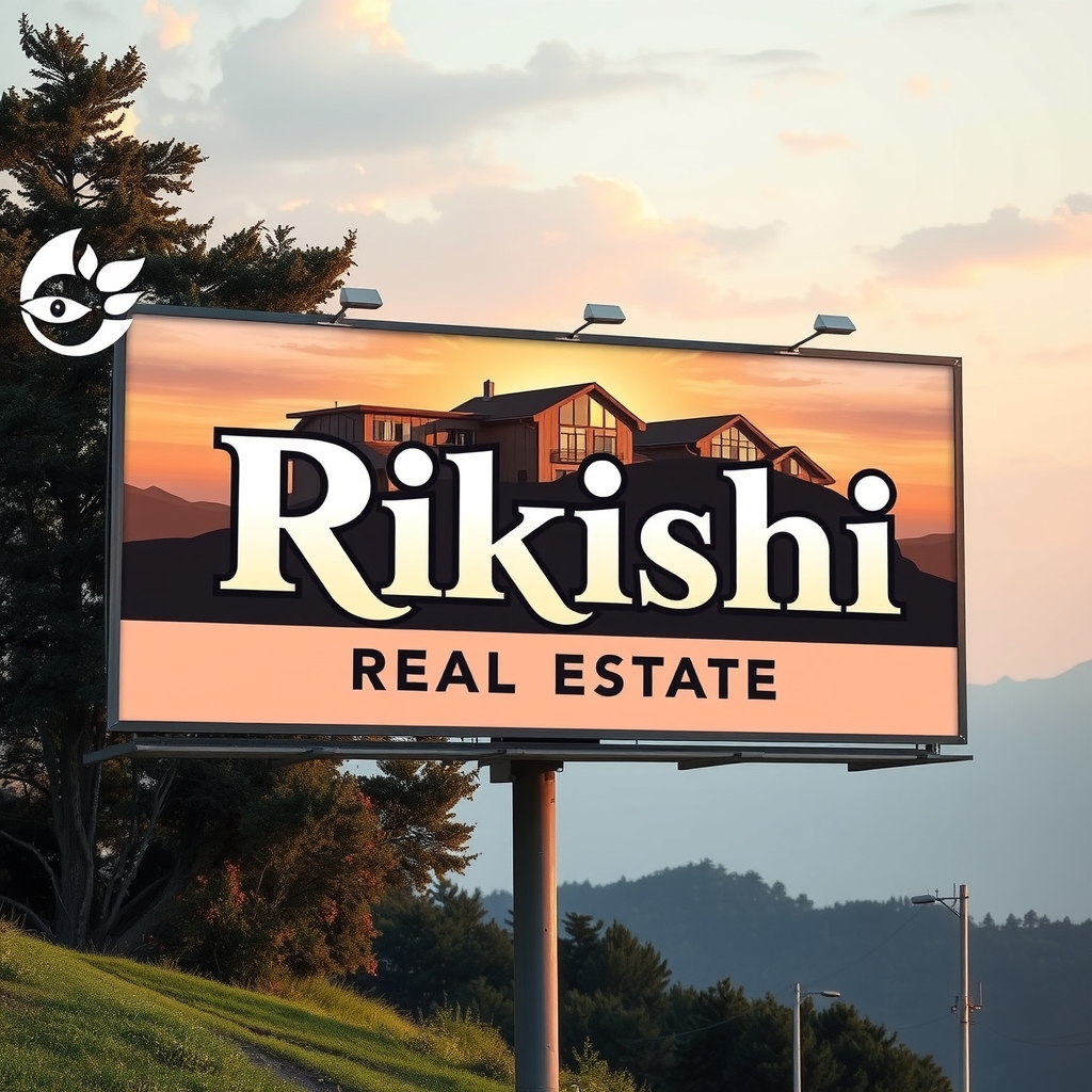 rikishi real estate billboard logo by Free AI Image Generator & Maker - No login required✨ | AIGAZOU