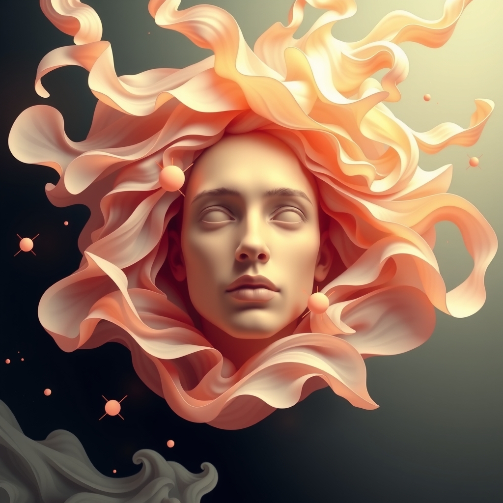 digital art human imagination surreal magritte inspired by Free AI Image Generator & Maker - No login required✨ | AIGAZOU