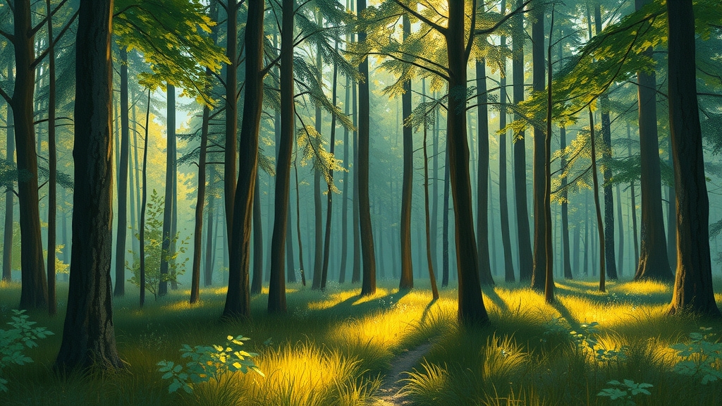 serene forest van gogh style vibrant colors nature emotion by Free AI Image Generator & Maker - No login required✨ | AIGAZOU