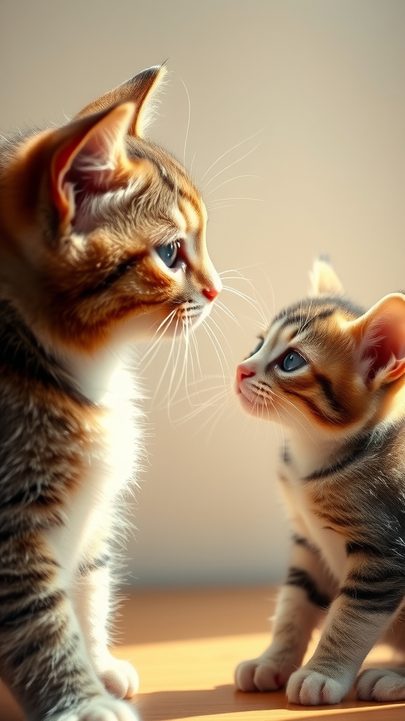 realistic photograph cat kitten natural lighting warm atmosphere by Free AI Image Generator & Maker - No login required✨ | AIGAZOU