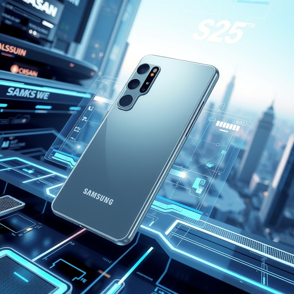 futuristic digital art samsung galaxy s25 series by Free AI Image Generator & Maker - No login required✨ | AIGAZOU