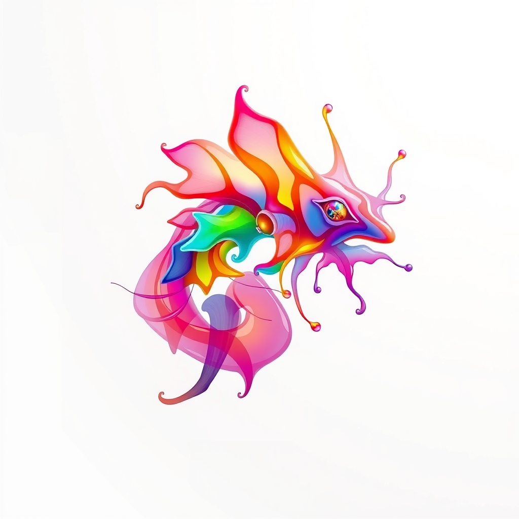 digital art abstract life form 1 7d space by Free AI Image Generator & Maker - No login required✨ | AIGAZOU
